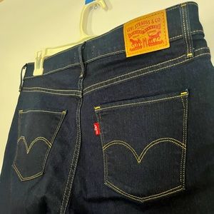 311 shaping skinny dark denim jeans